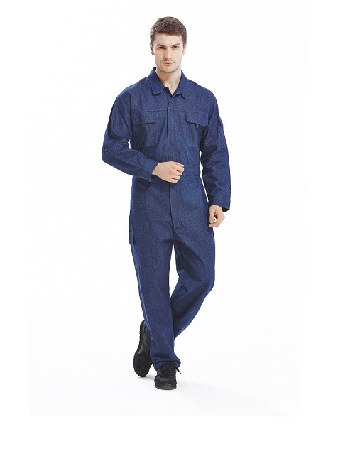 牛仔防靜電服春秋01款
